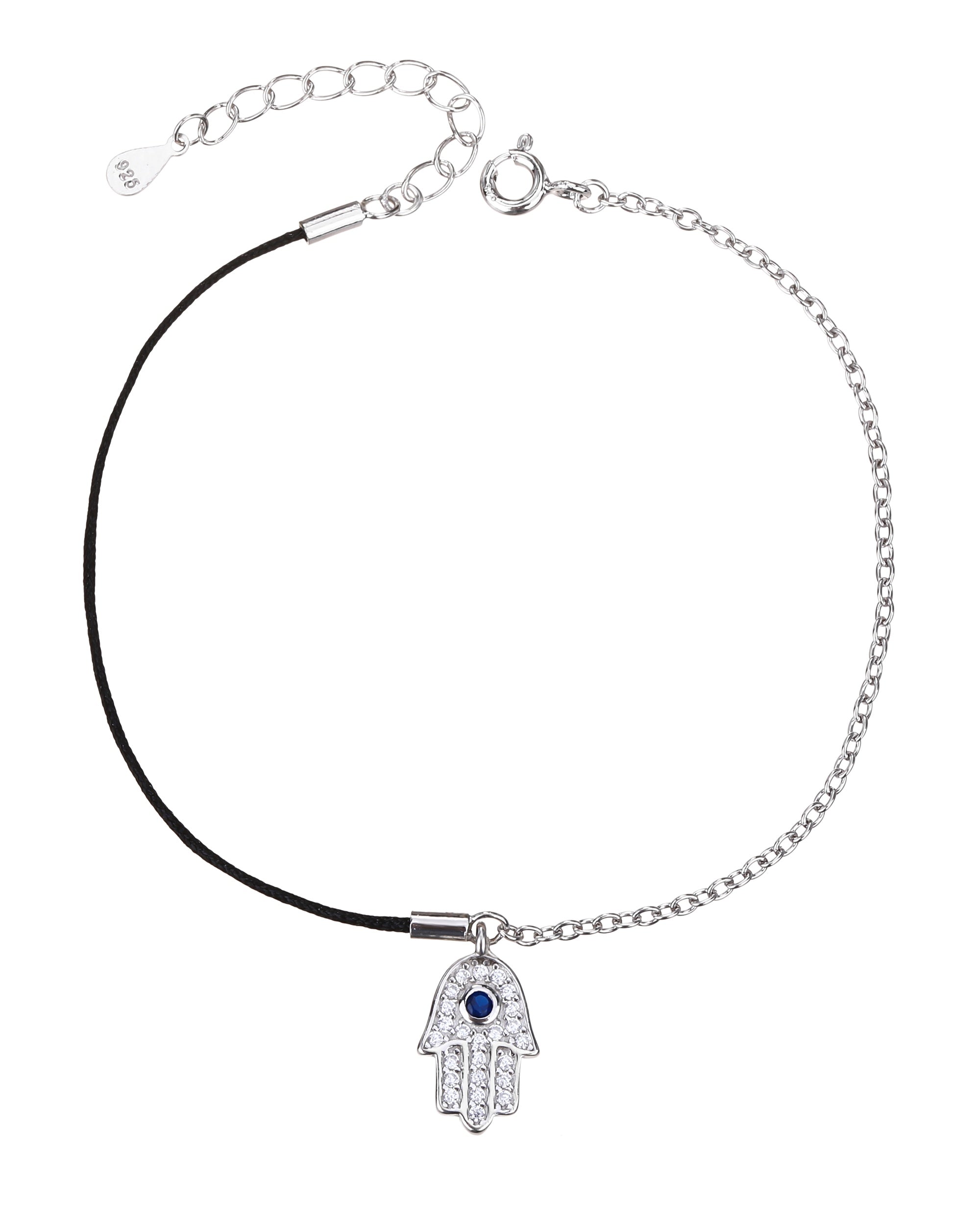 Pulsera sencilla de mano de fatima con hilo 17+3cm en rodizado