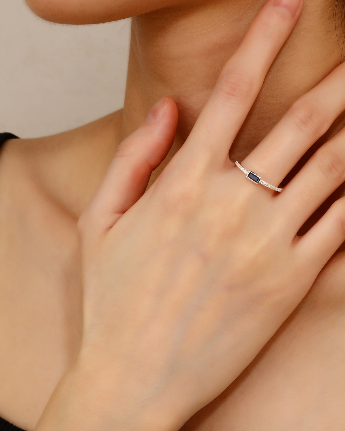 Anillo en plateado
