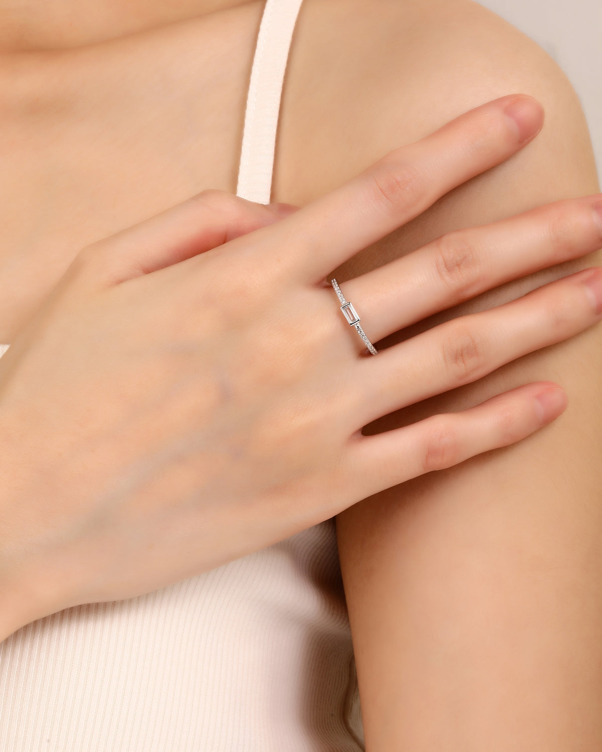 Anillo en rodizado