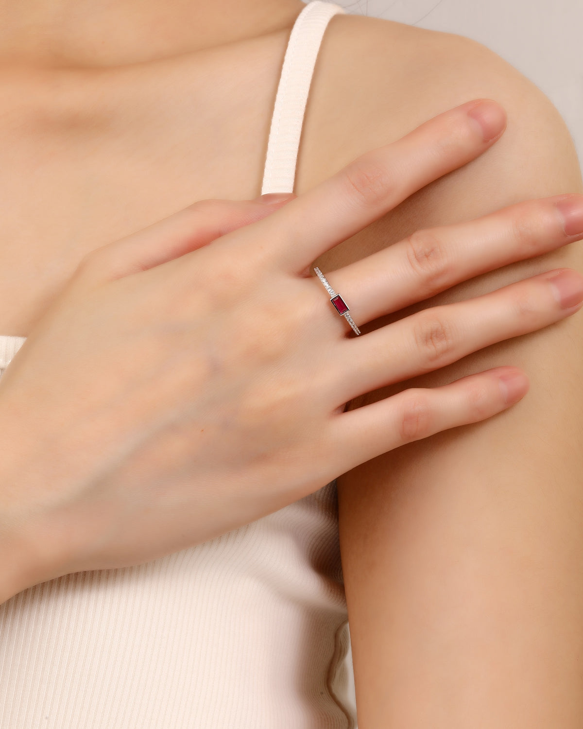Anillo en rodizado
