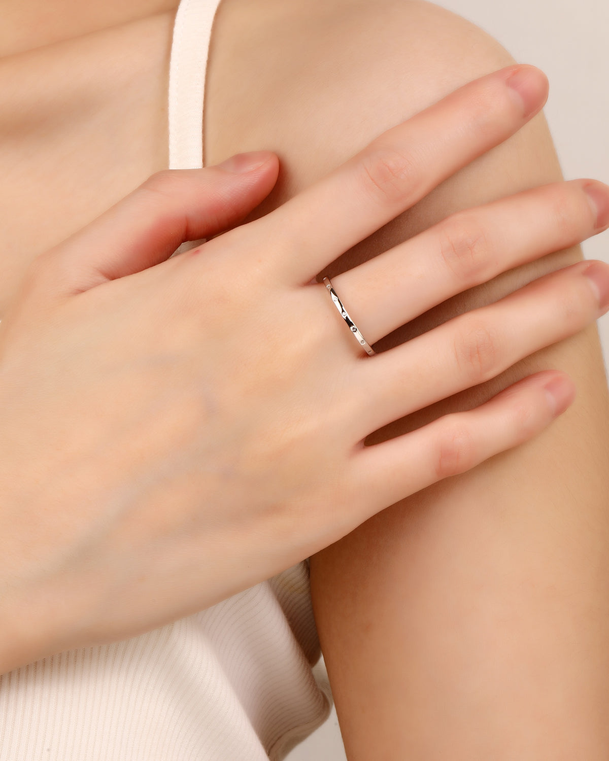 Anillo en rodizado