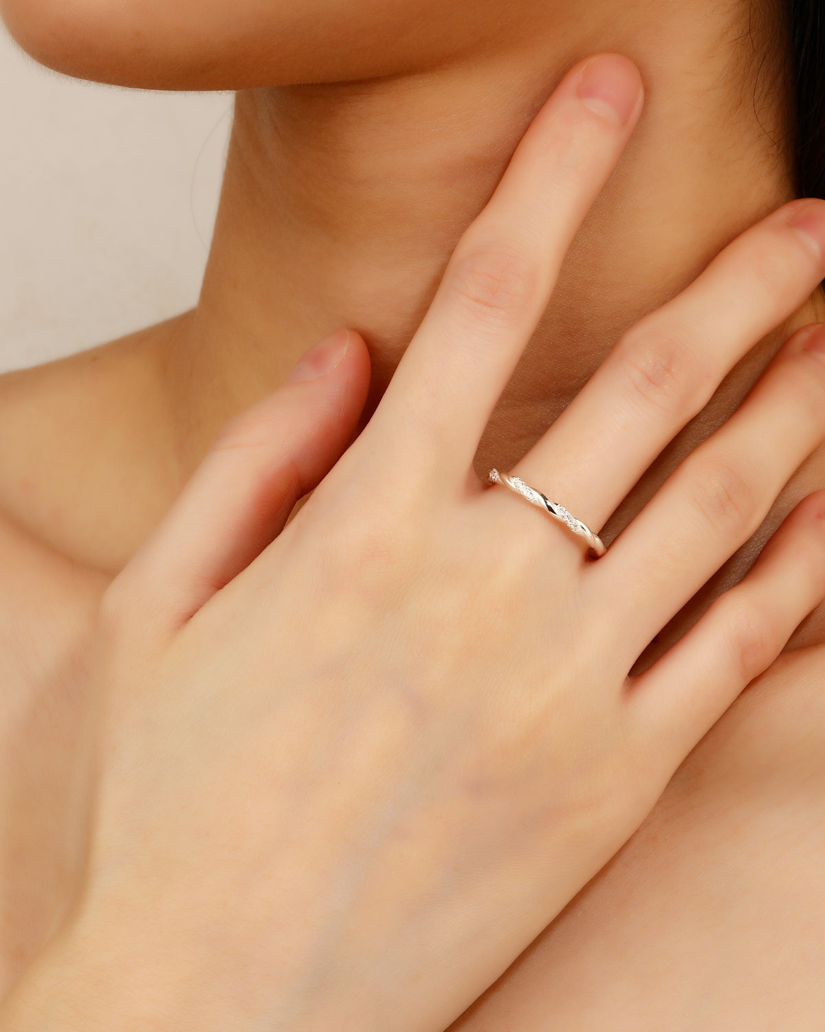 Anillo en plateado