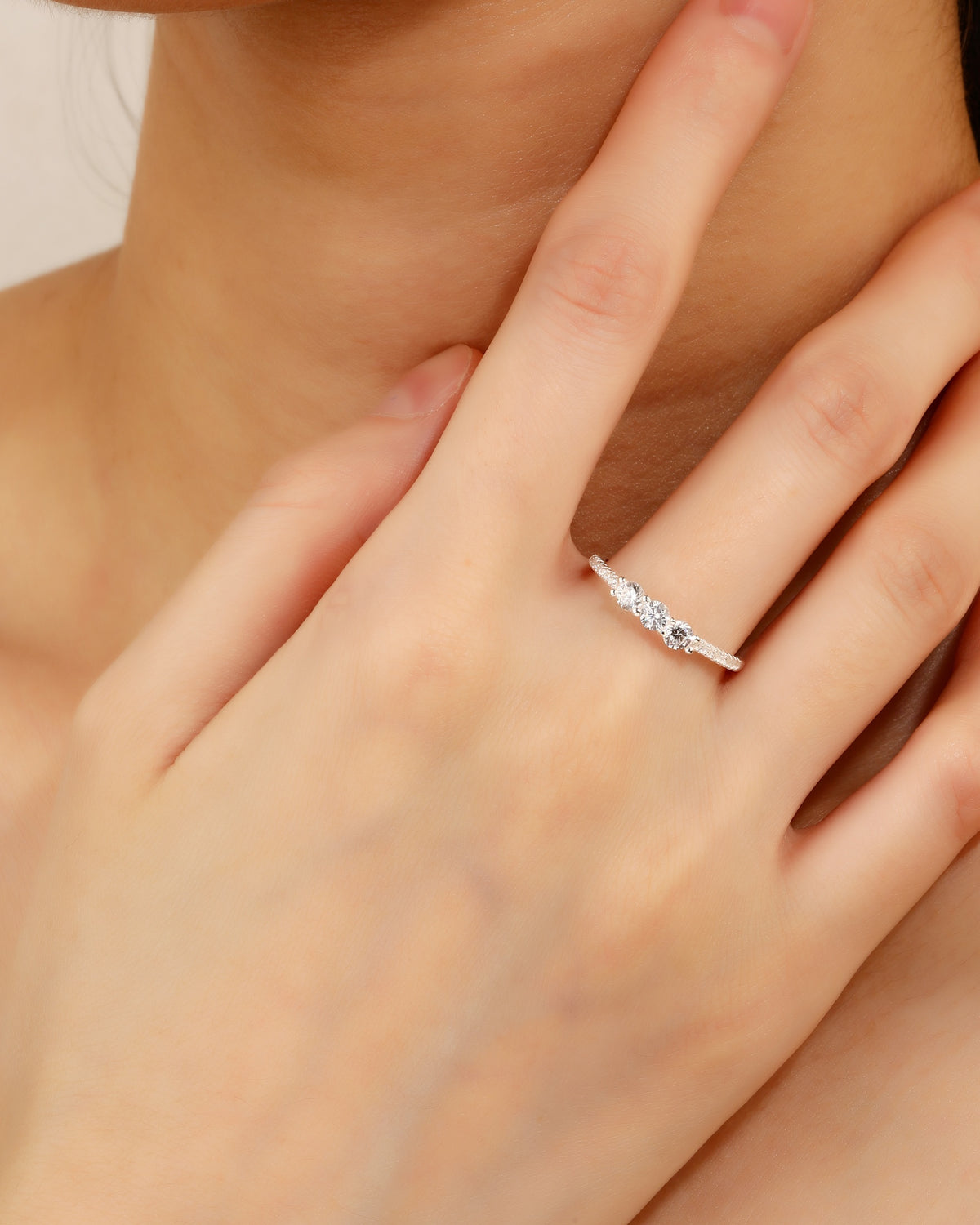 Anillo en plateado