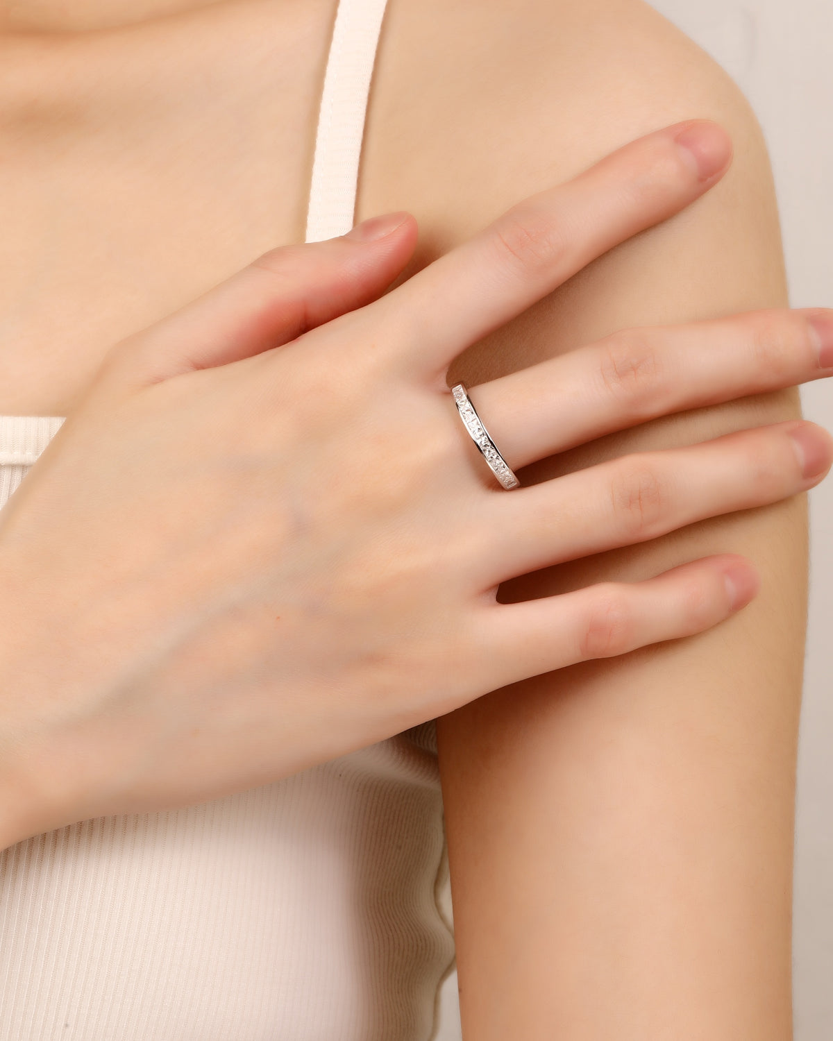 Anillo ajustable en rodizado