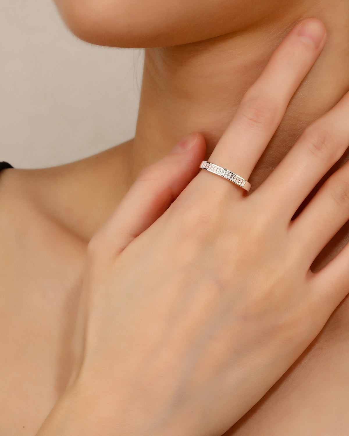 Anillo en plateado