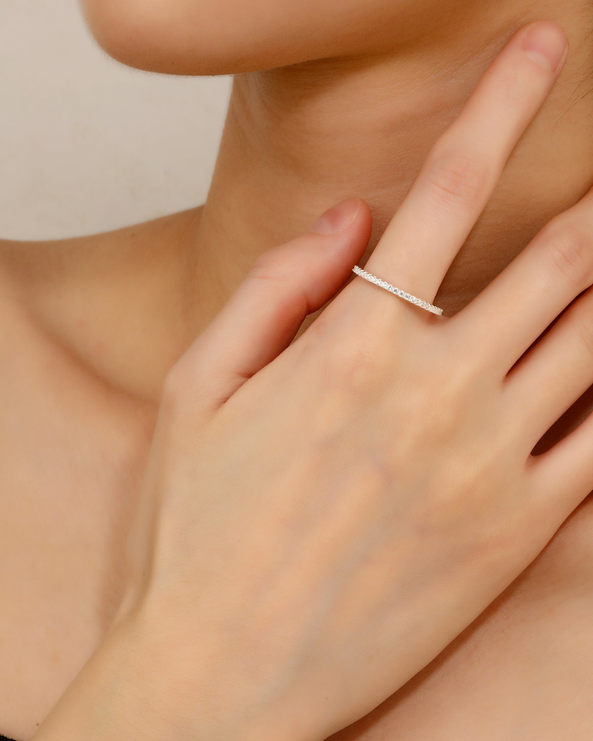 Anillo en plateado