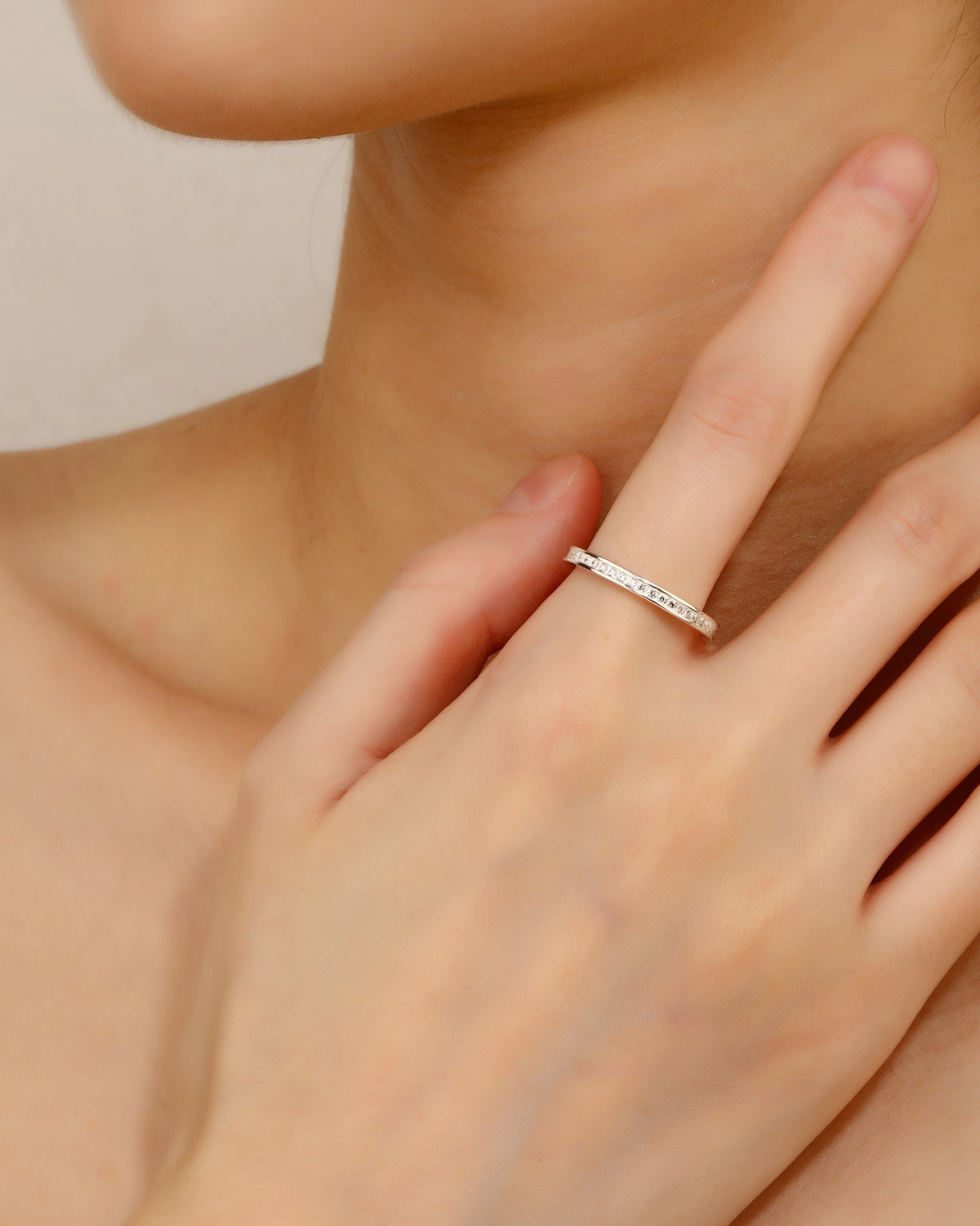 Anillo en plateado
