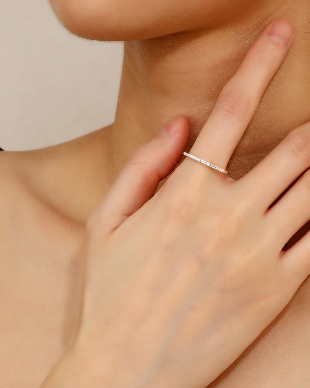 Anillo en plateado