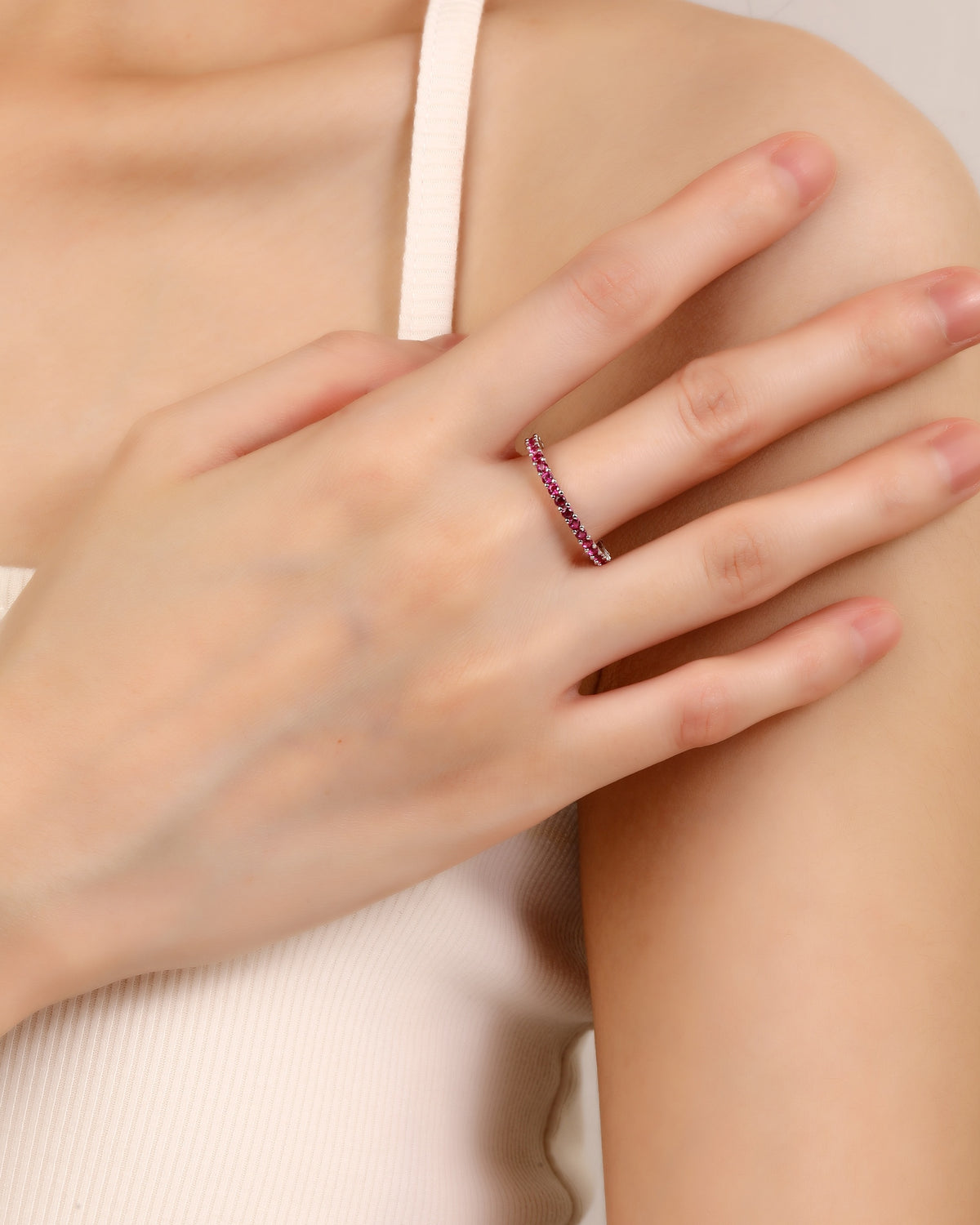 Anillo en rodizado