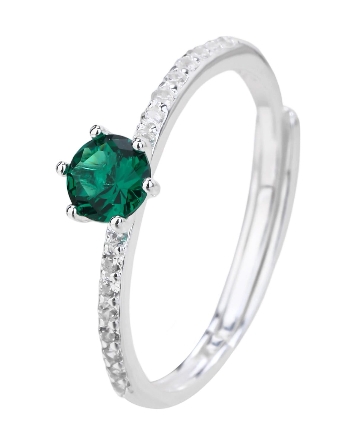 Anillo ajustable en plateado