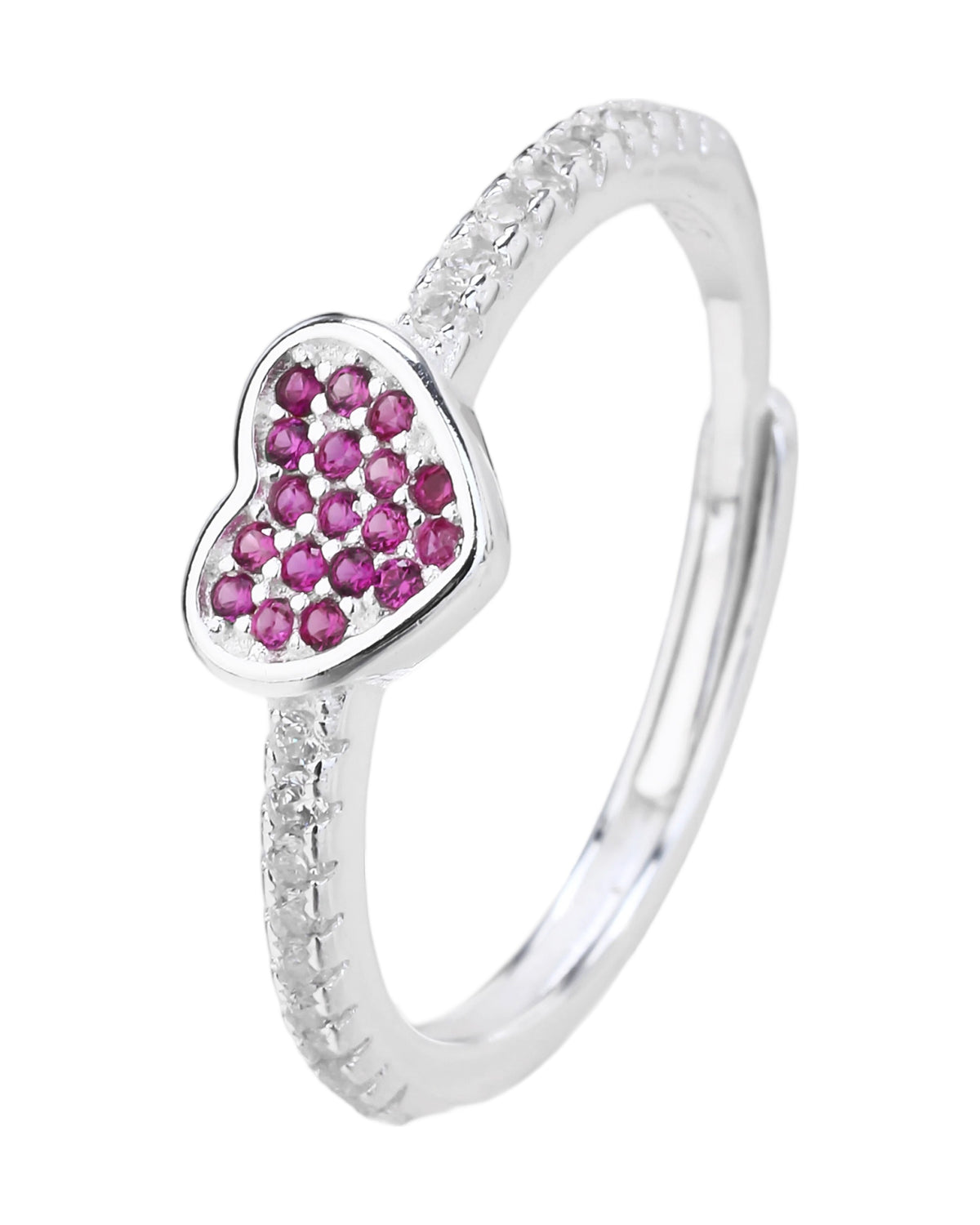 Anillo ajustable en plateado