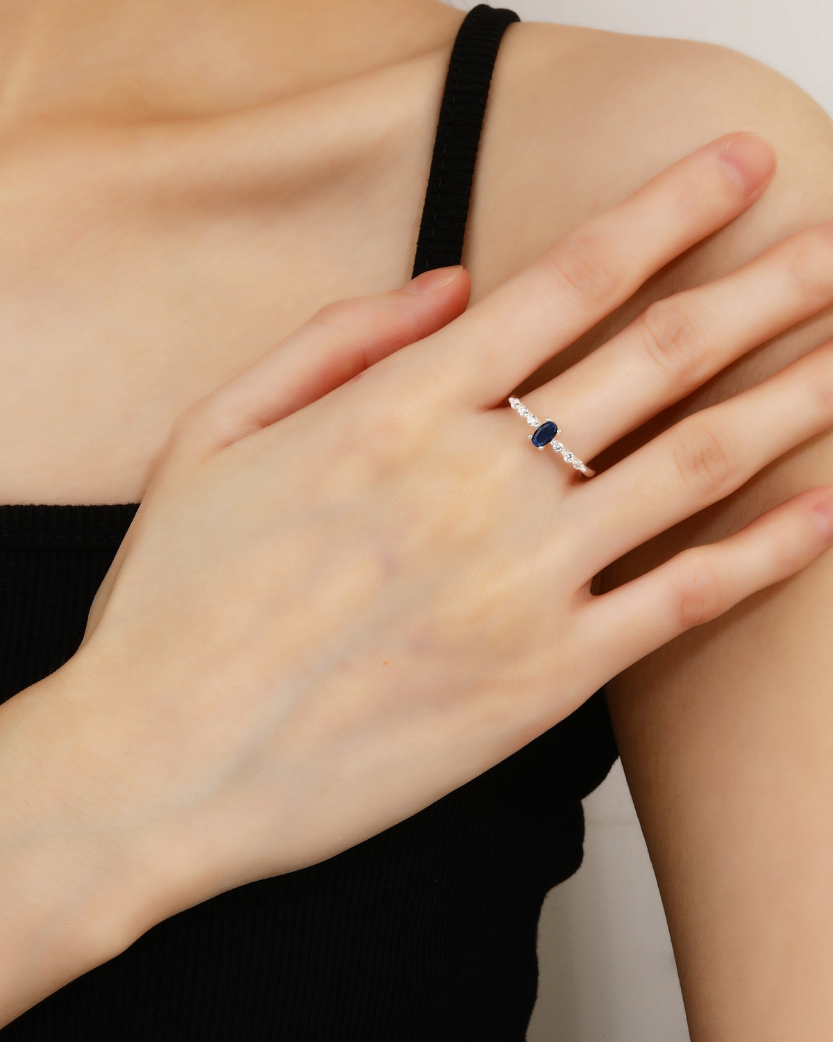 Anillo ajustable en plateado
