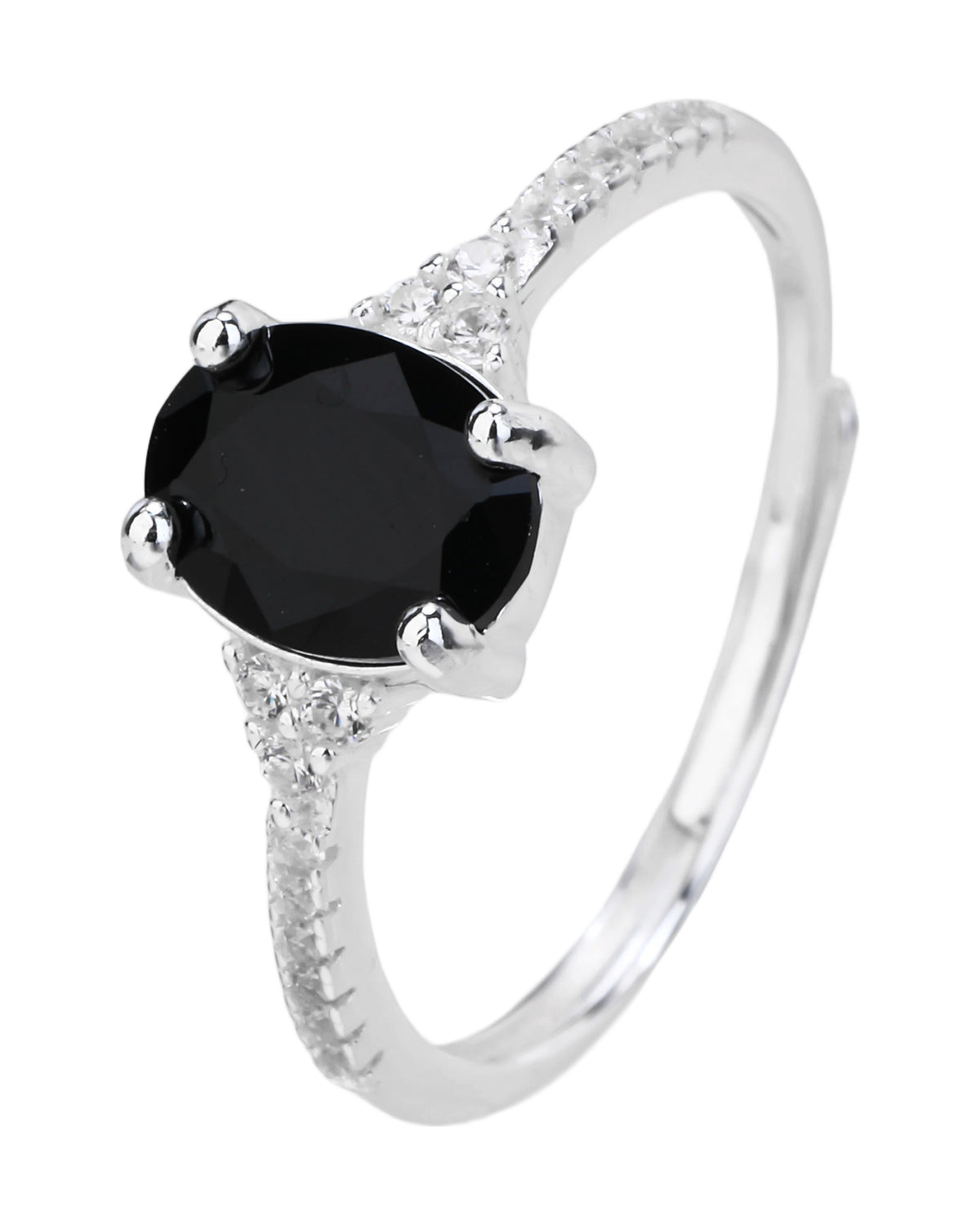 Anillo ajustable en plateado