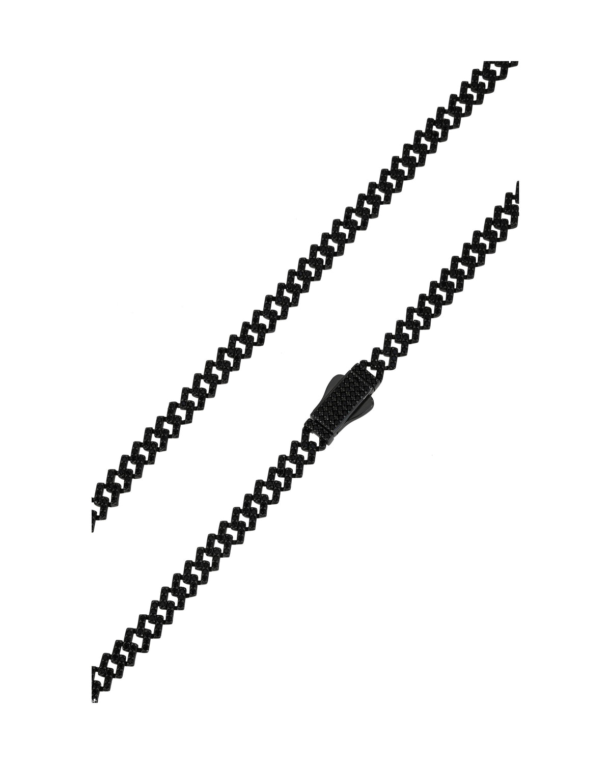 Collar en rodio negro