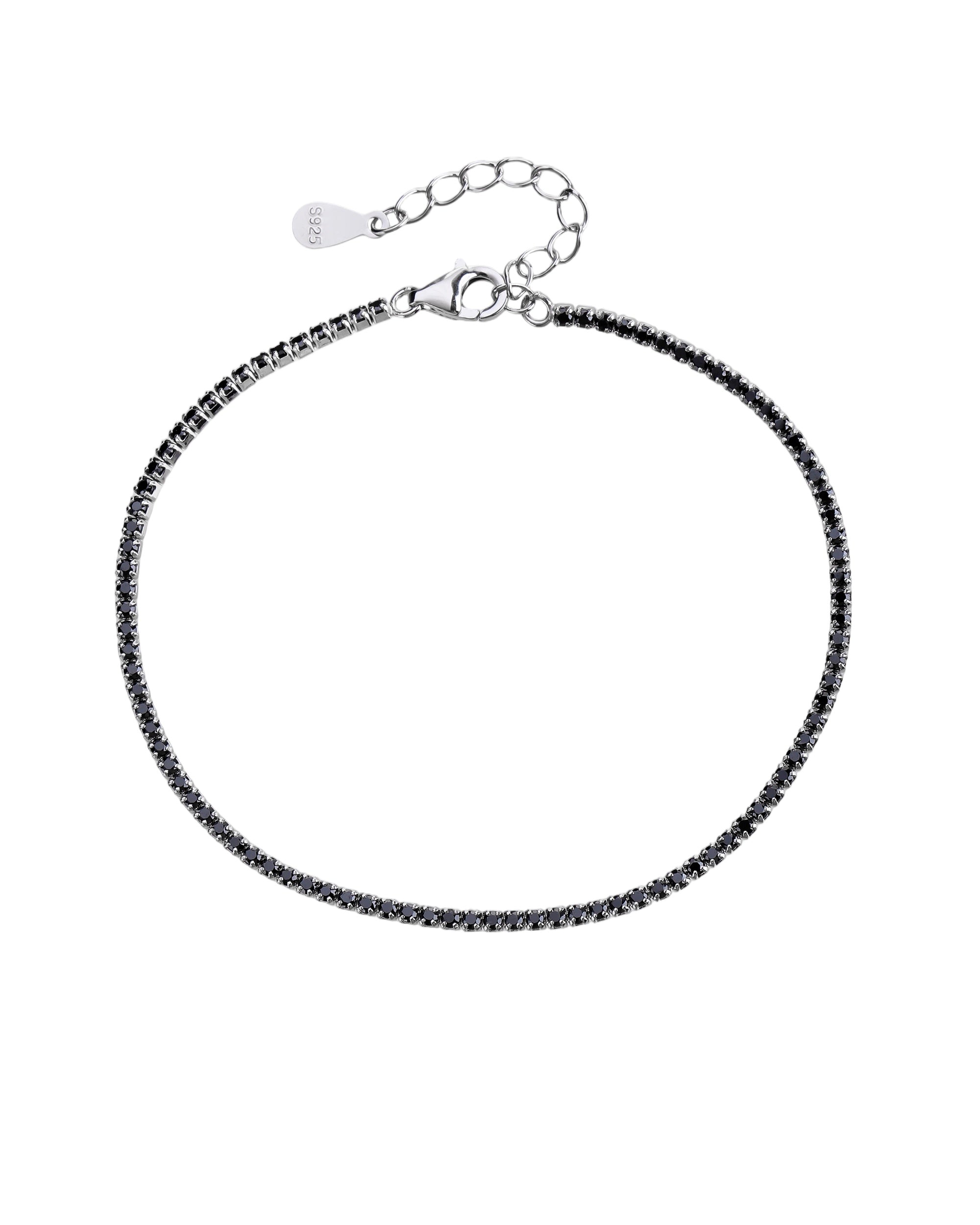 Pulsera tenis 1.5mm con circonia redonda de color 17+3cm en rodizado