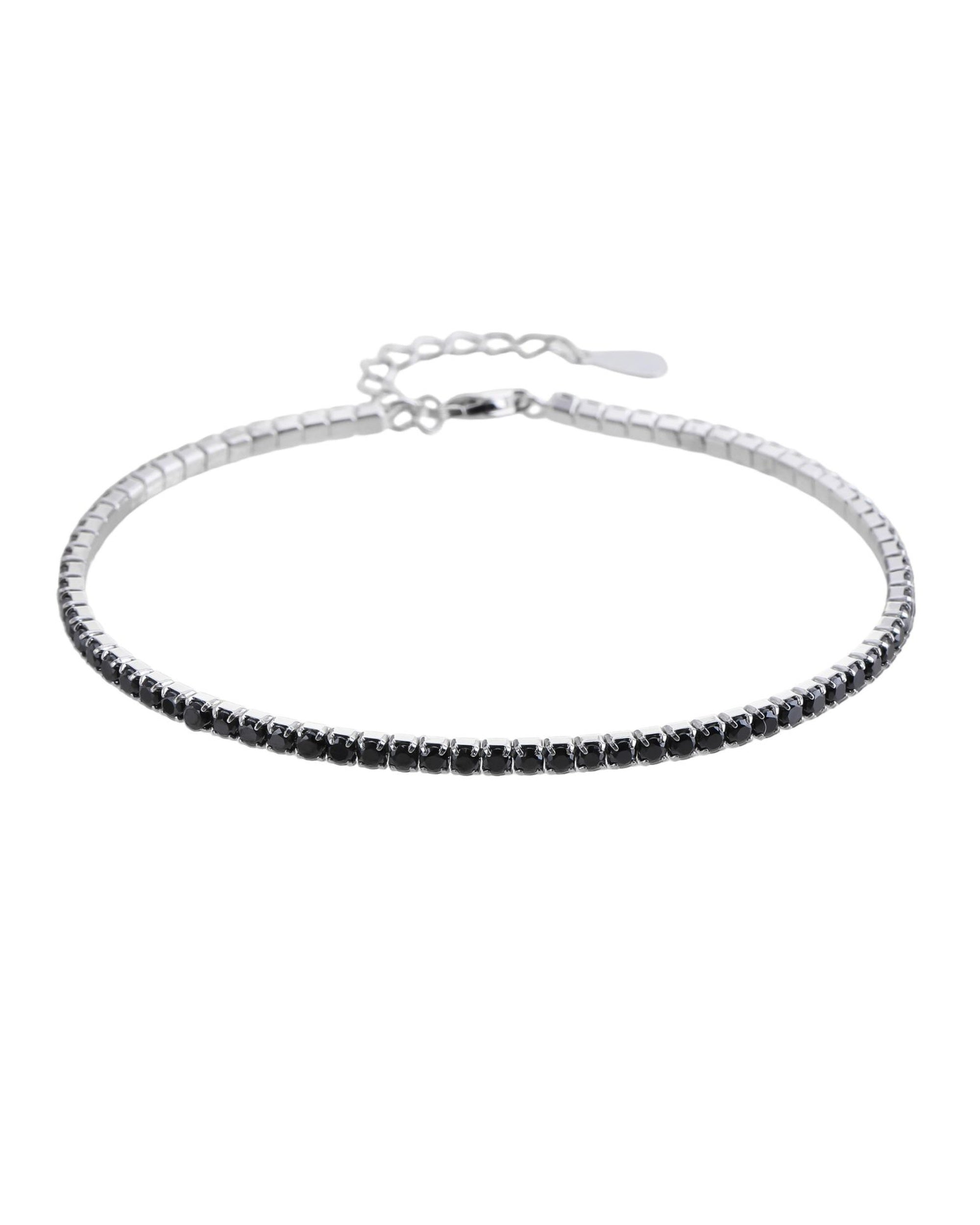 Pulsera tenis 2mm redondo con circonia de color 17+3cm en rodizado