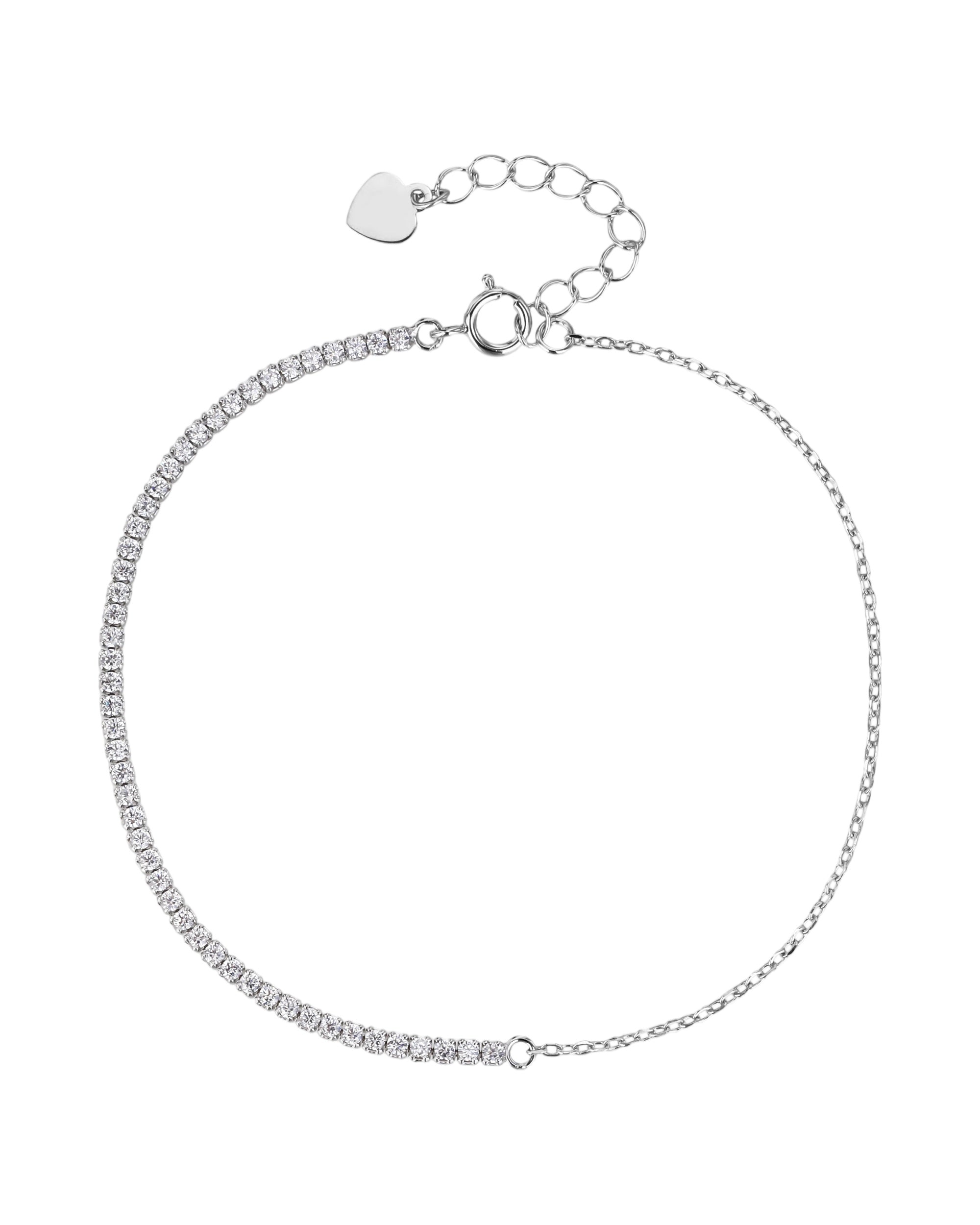 Pulsera de tenis 1.5mm con circonia de color 17+3cm en rodizado