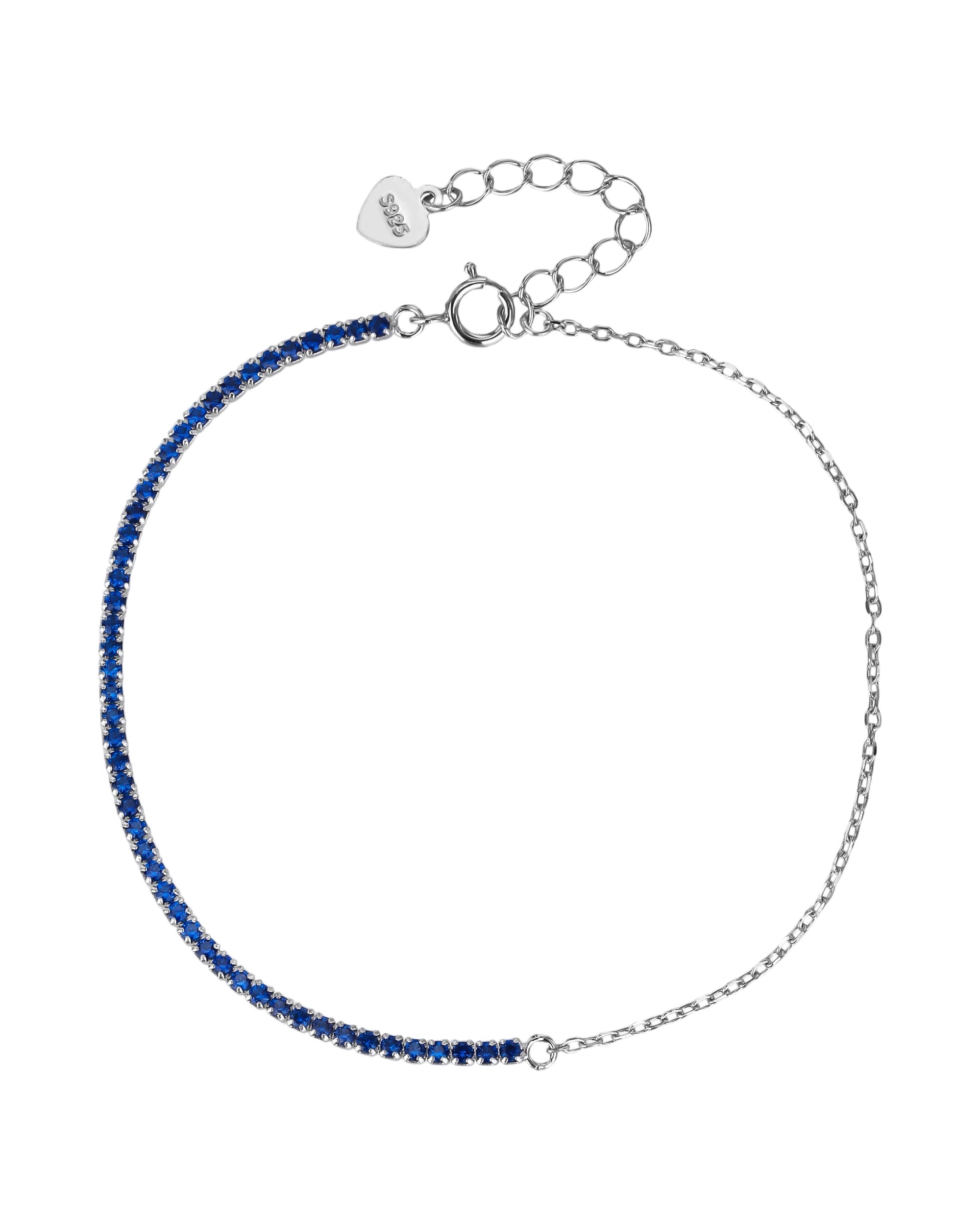 Pulsera de tenis 1.5mm con circonia de color 17+3cm en rodizado