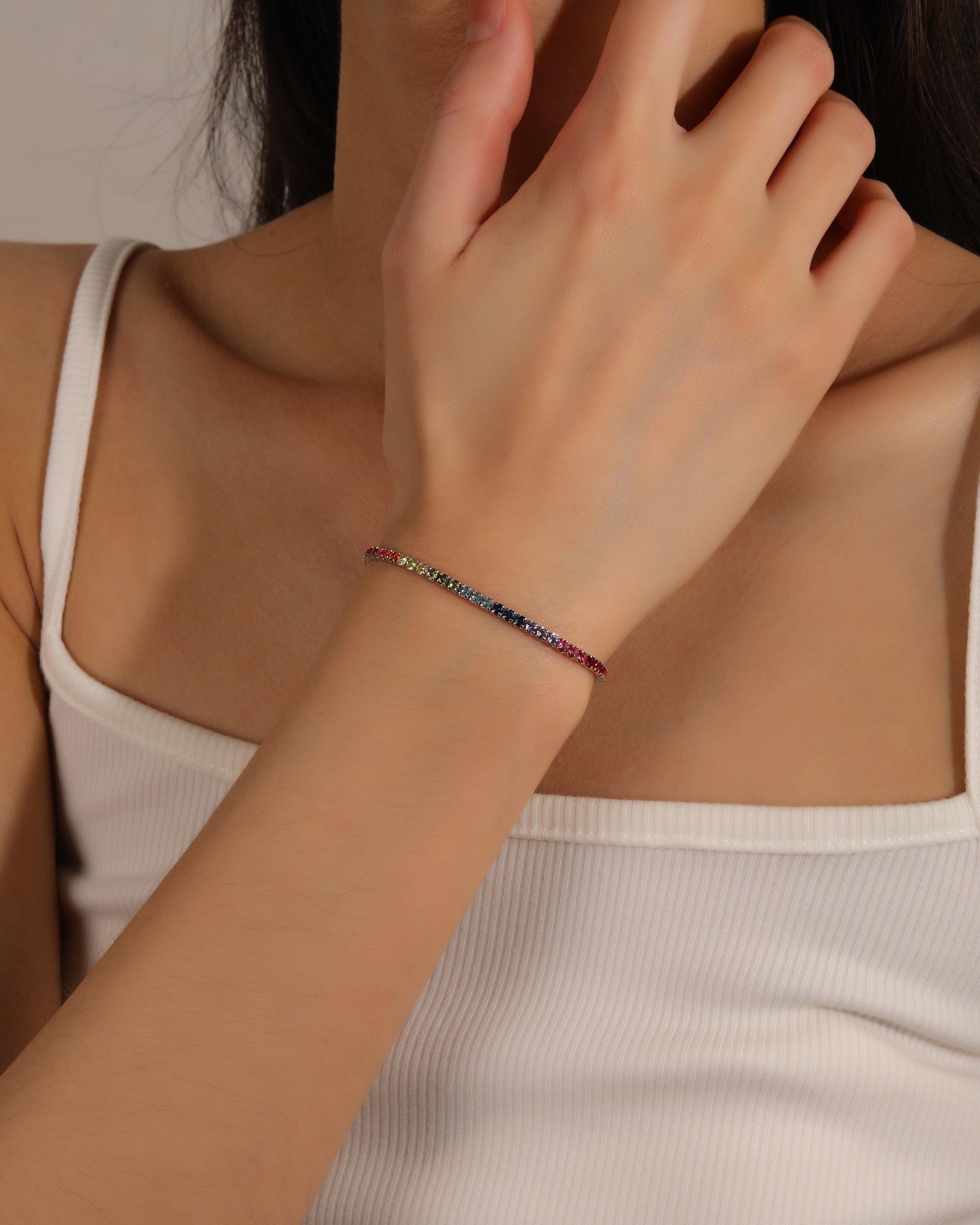 Pulsera tenis 1.75mm con circonia de 17+3cm en rodizado