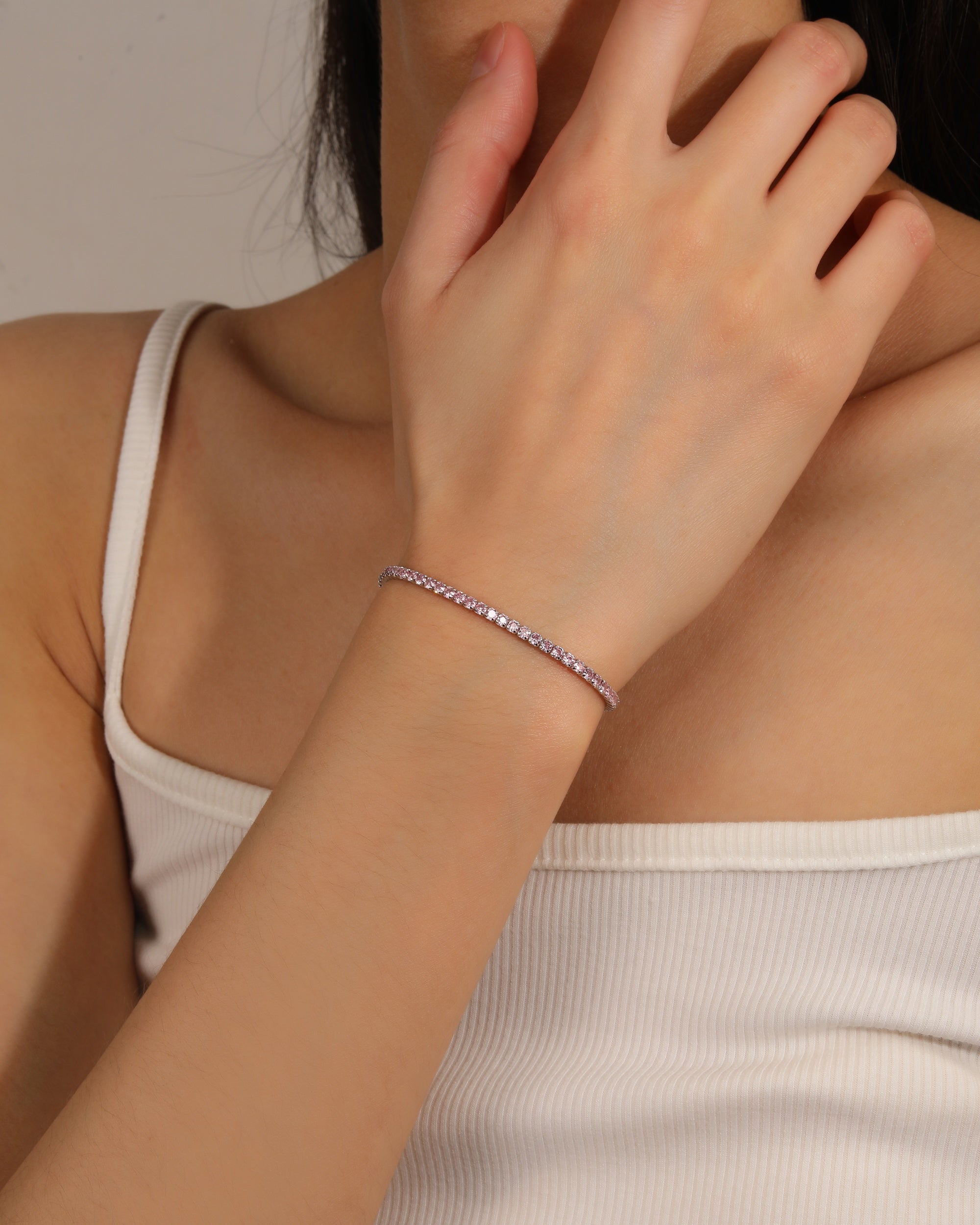 Pulsera tenis 1.75mm con circonia de 17+3cm en rodizado