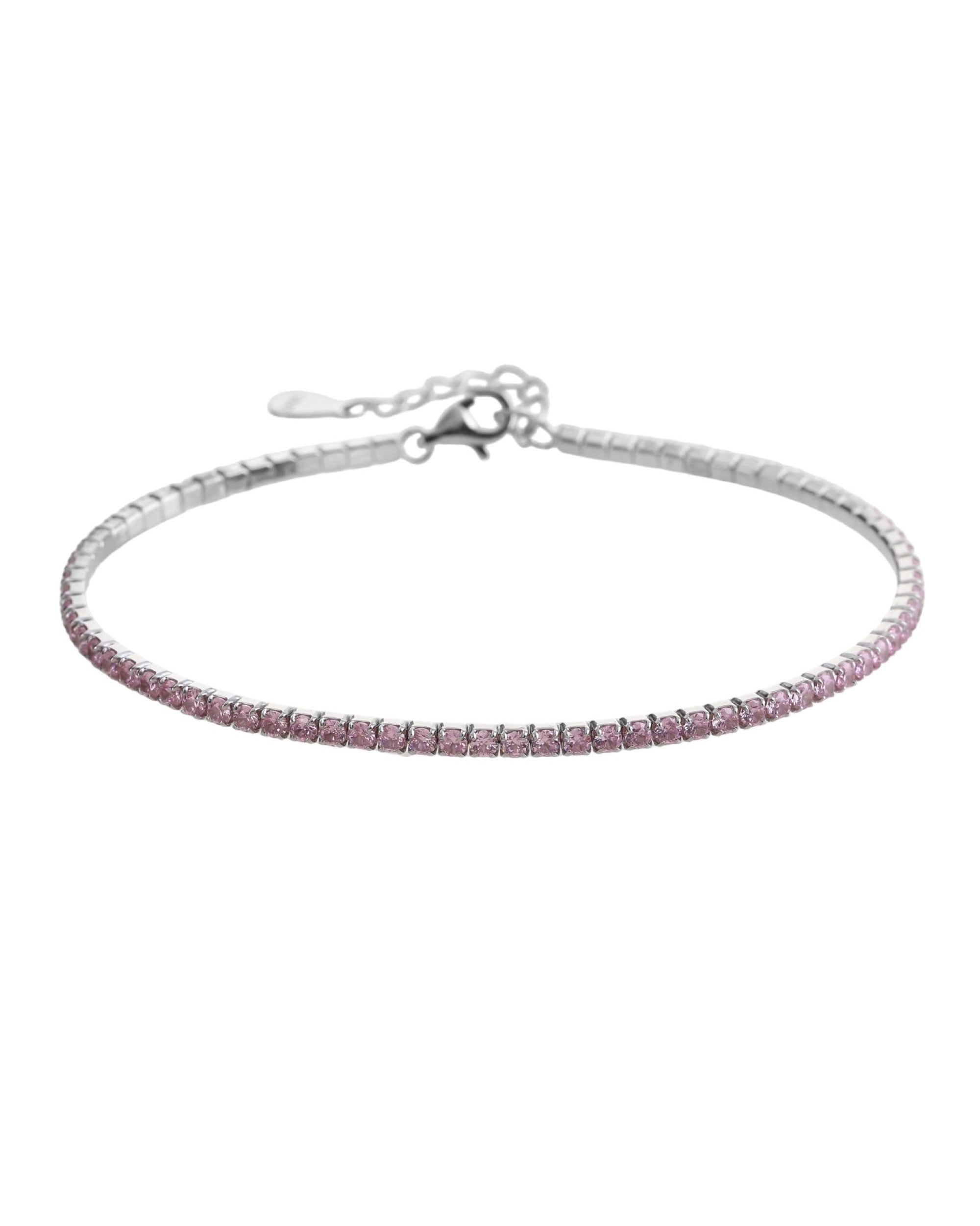 Pulsera tenis 1.75mm con circonia de 17+3cm en rodizado