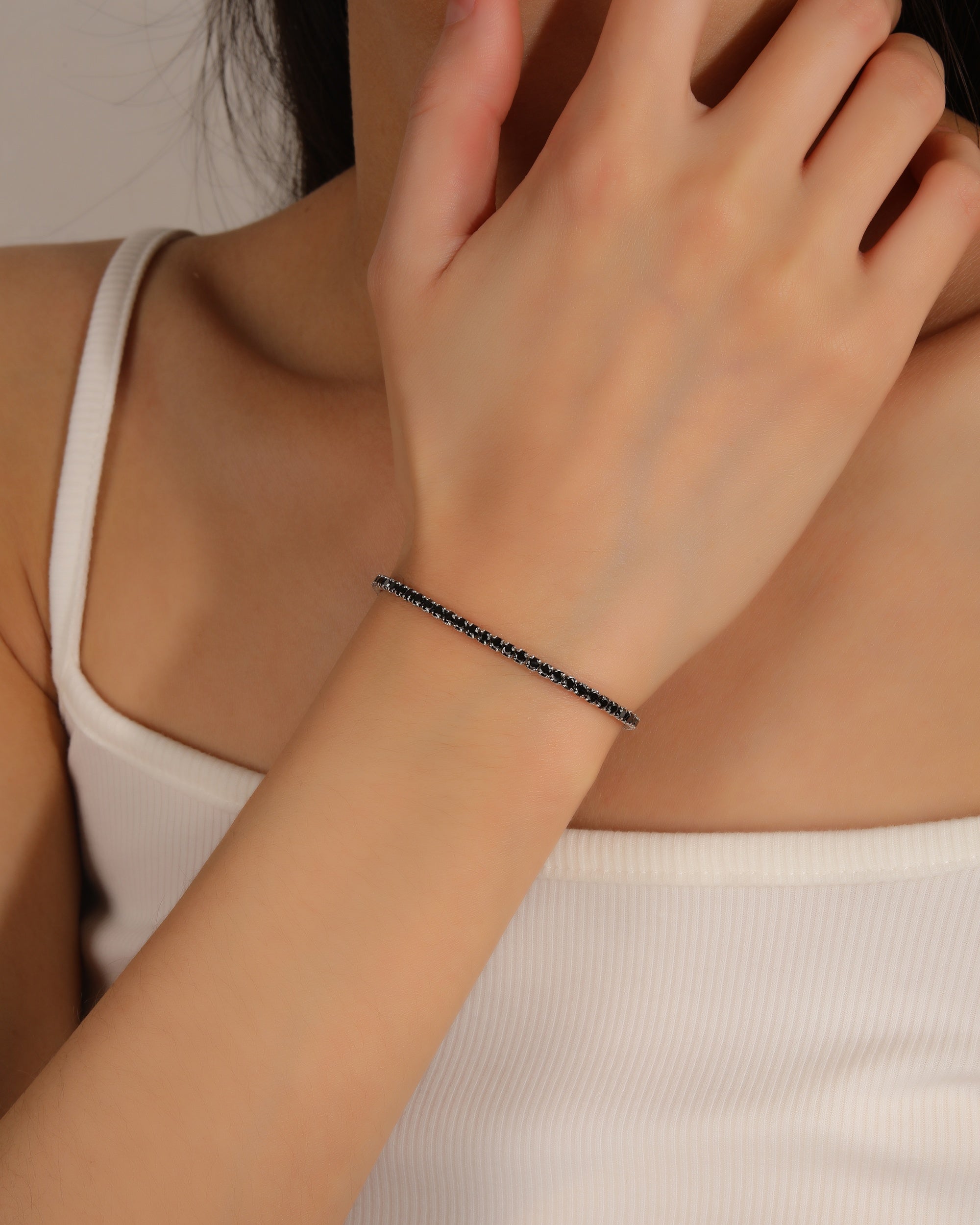 Pulsera tenis 1.75mm con circonia de 17+3cm en rodizado