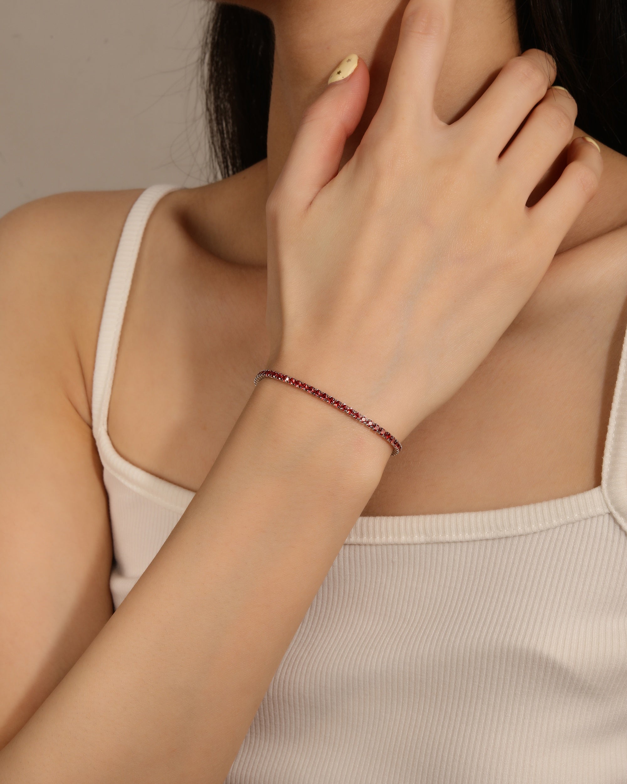 Pulsera tenis 1.75mm con circonia de 17+3cm en rodizado