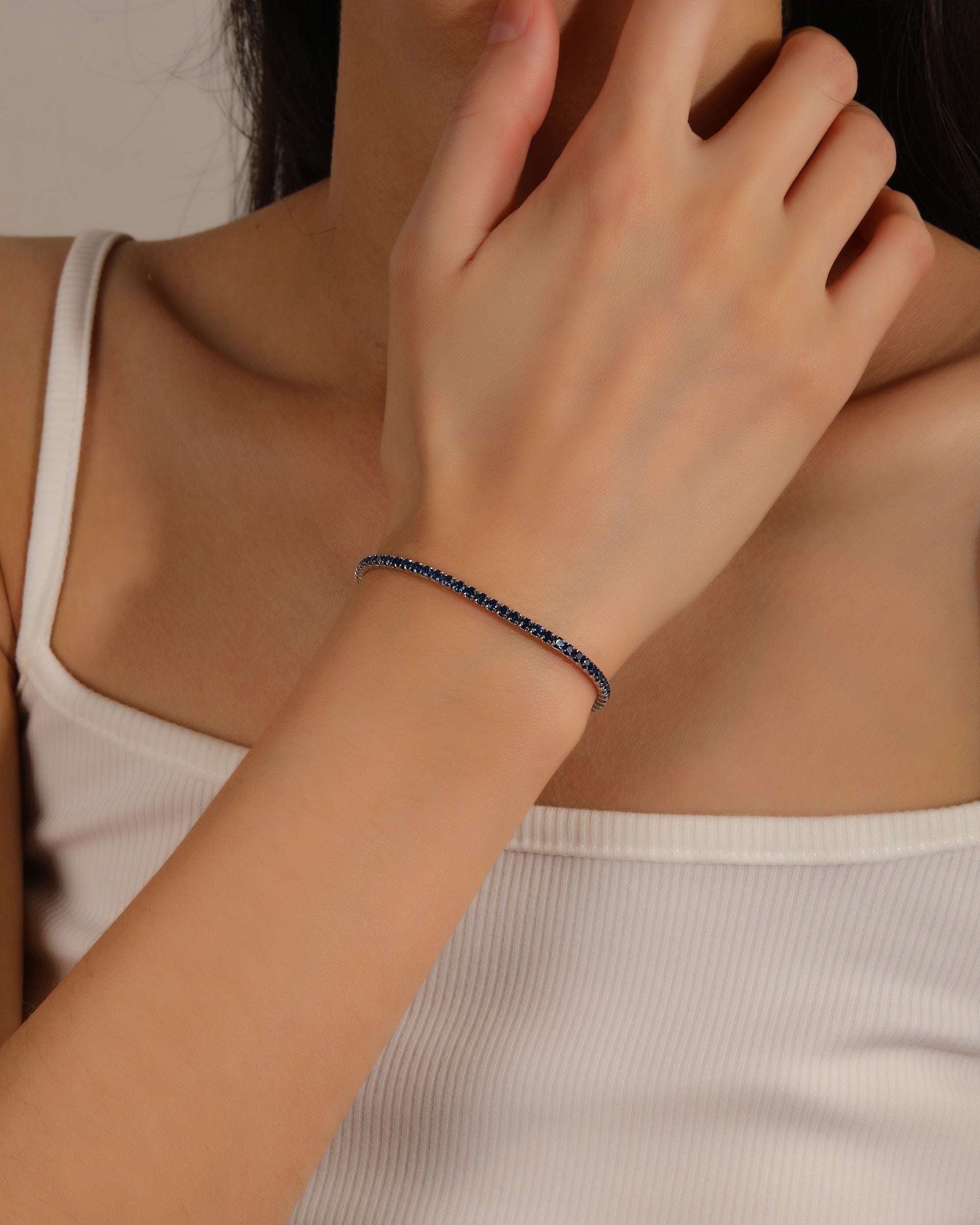 Pulsera tenis 1.75mm con circonia de 17+3cm en rodizado