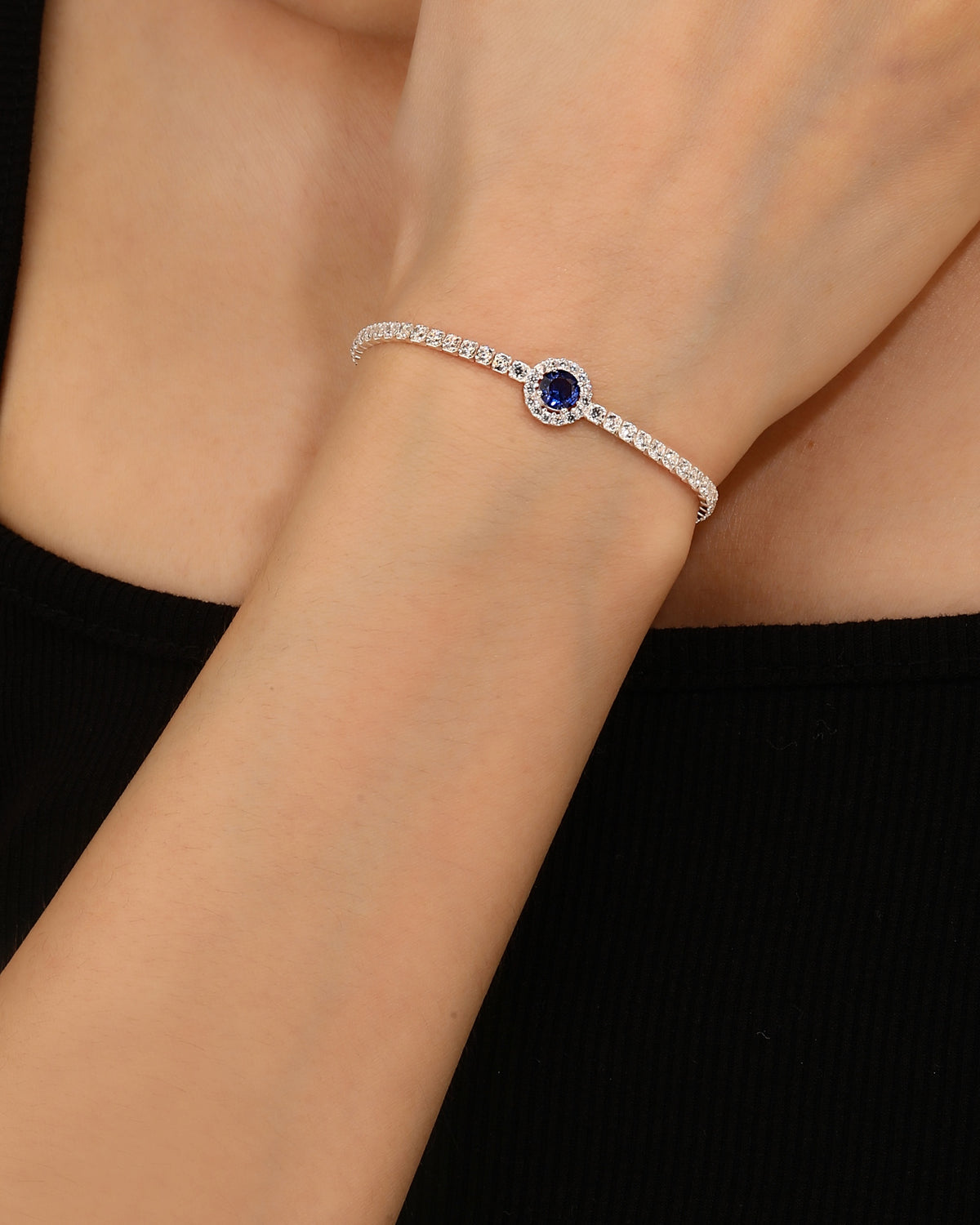 Pulsera en plateado