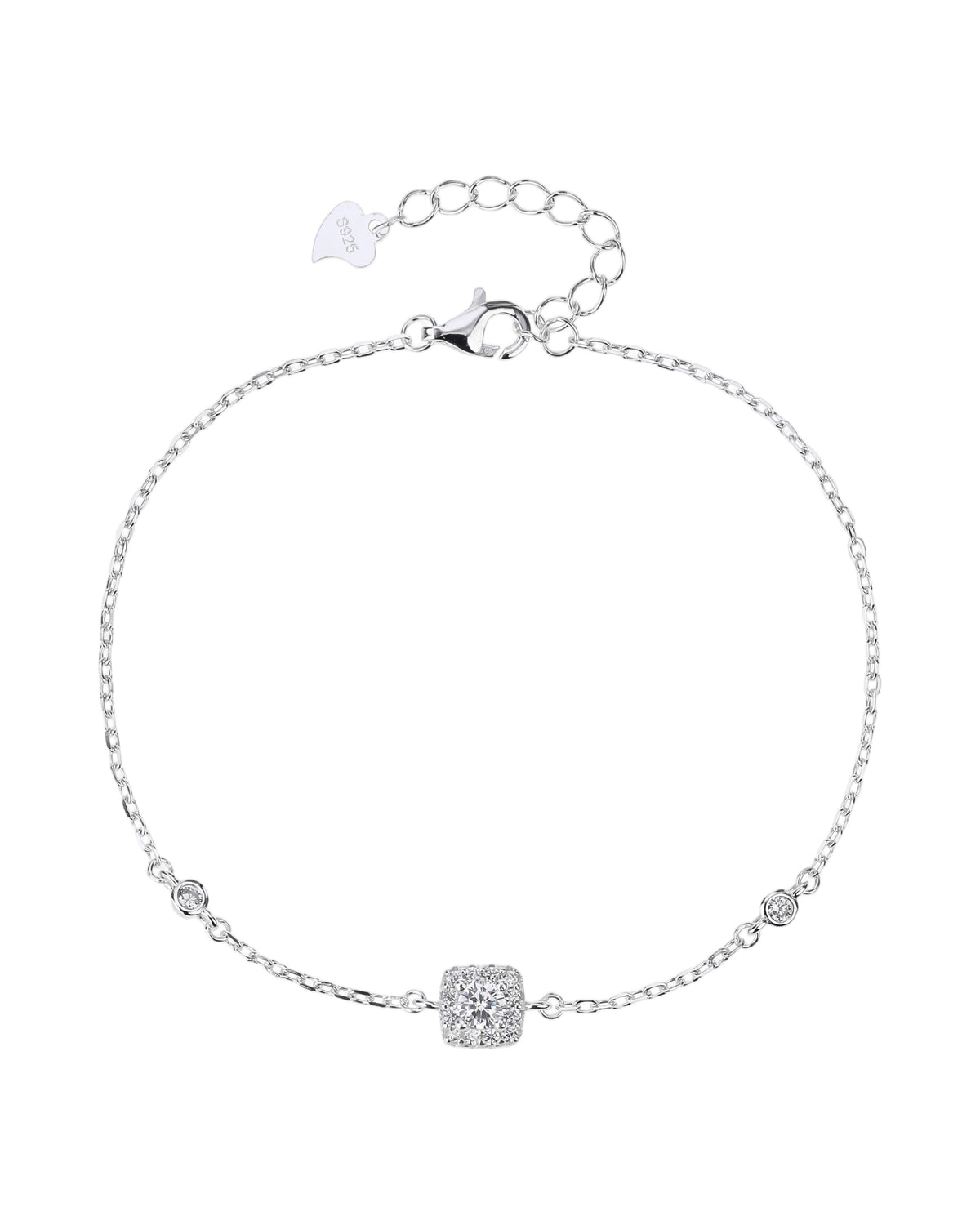 Pulsera en plateado