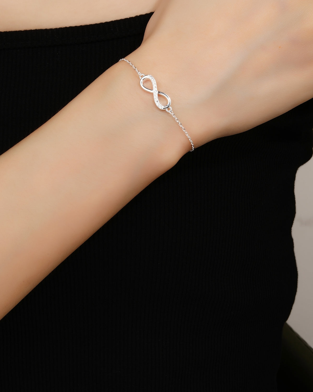 Pulsera en plateado