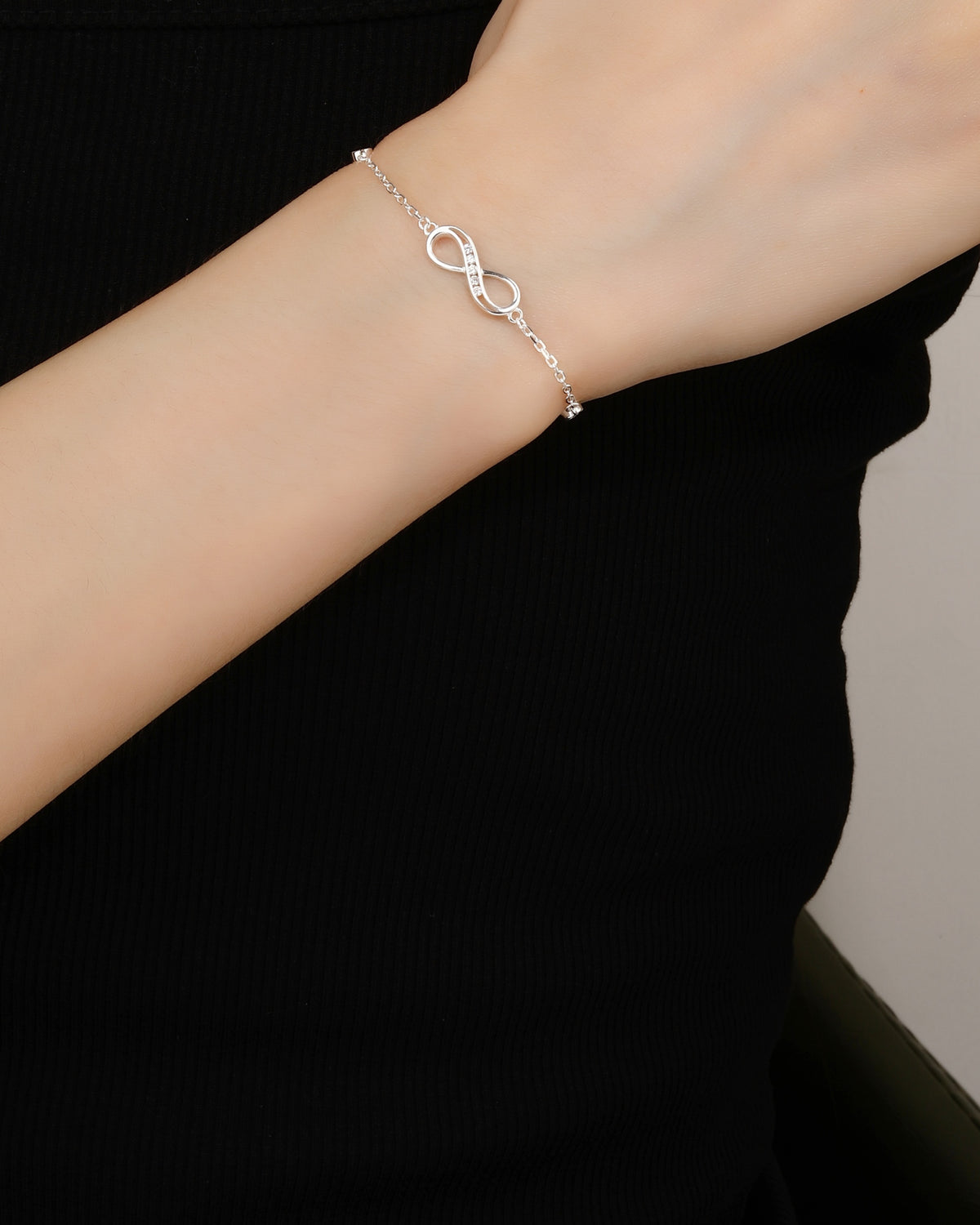 Pulsera en plateado
