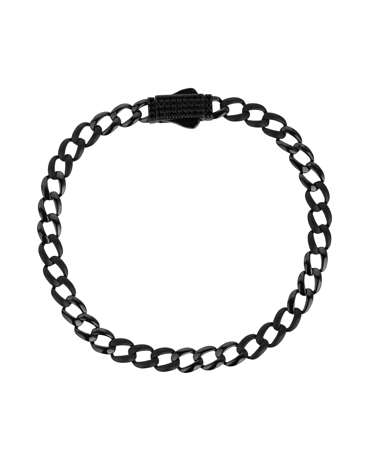 Pulsera en rodio negro