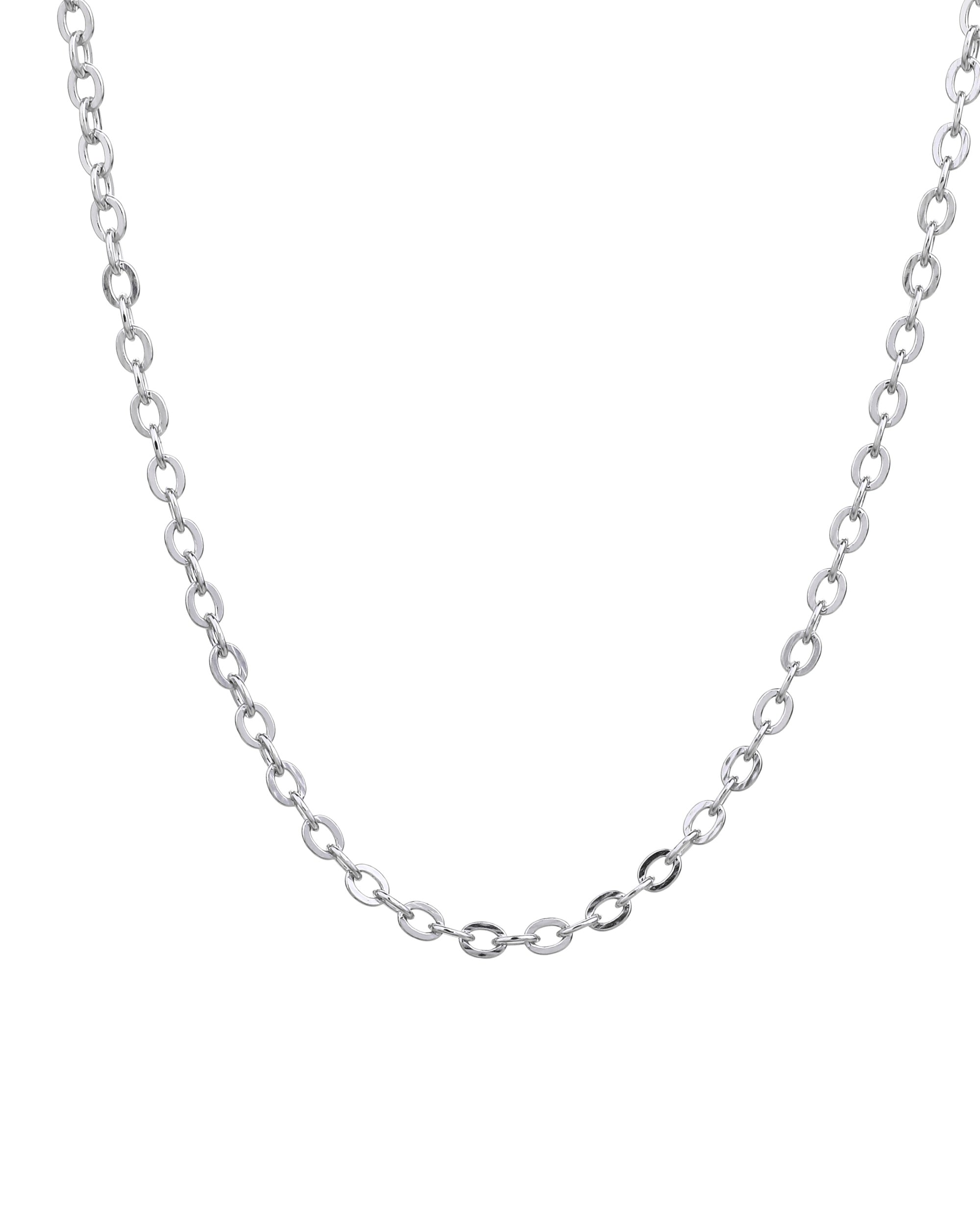 Cadena de eslabon oval de 45+5cm en rodizado