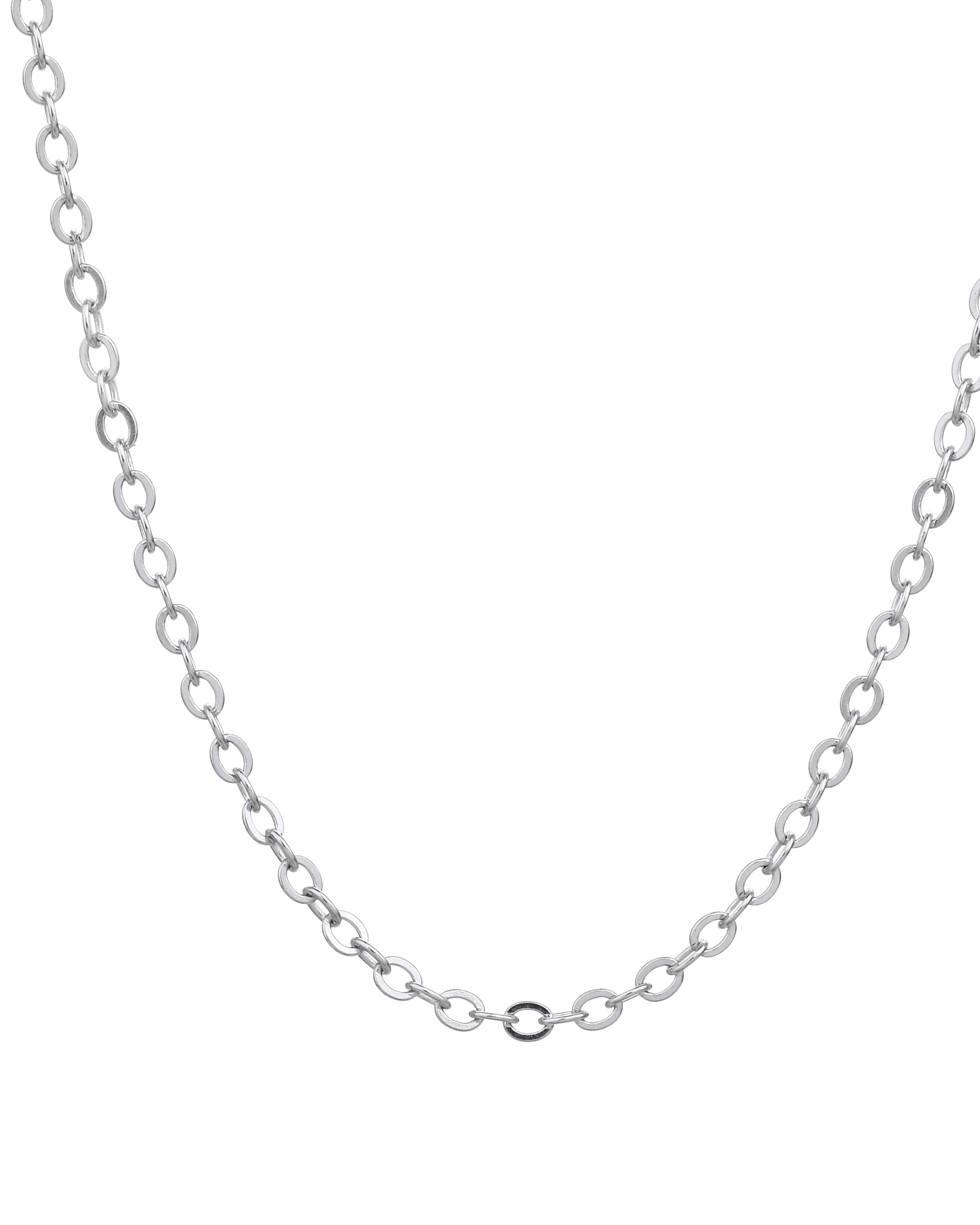 Cadena de eslabon oval de 45+5cm en rodizado