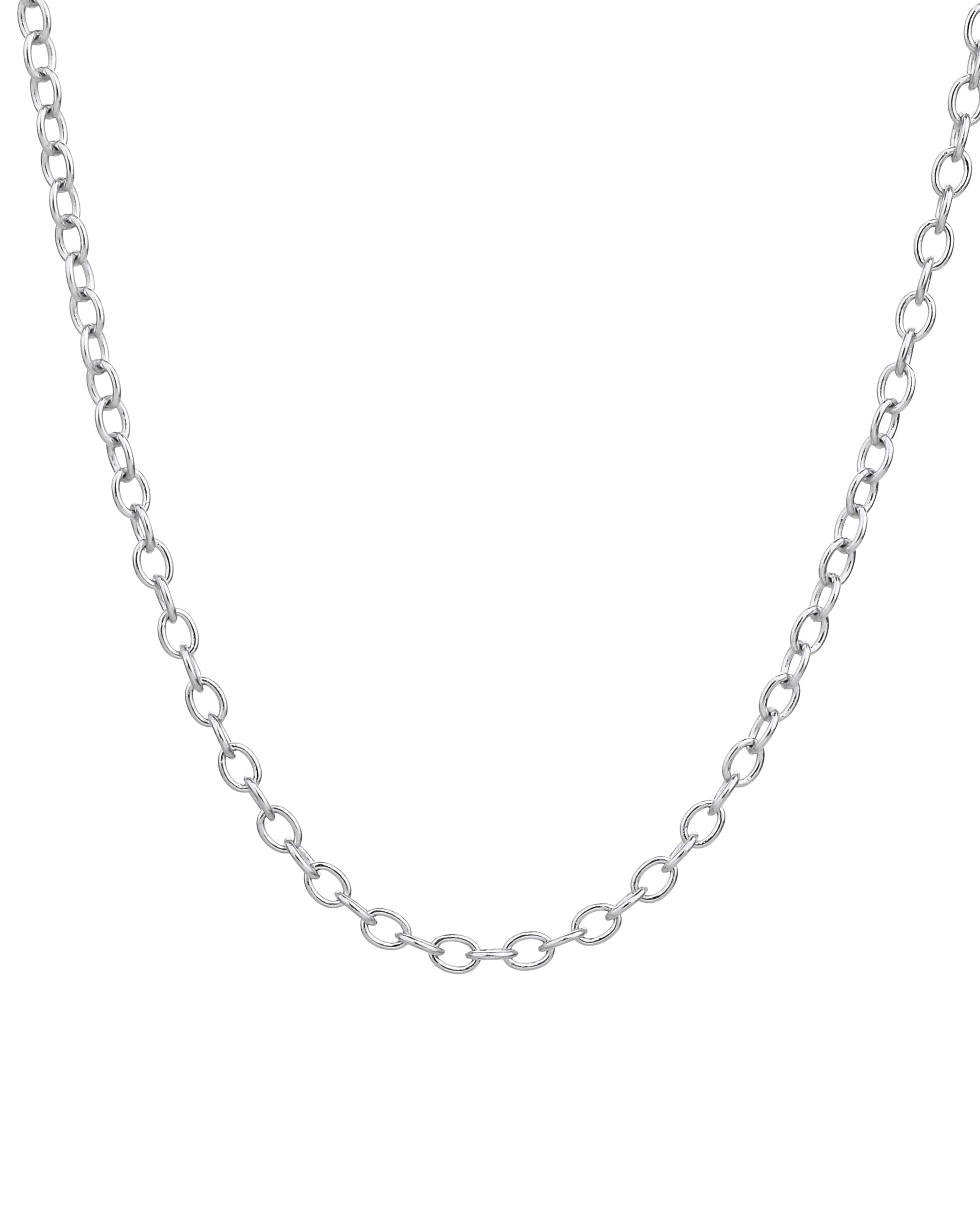 Cadena de eslabon oval de 45+5cm en rodizado