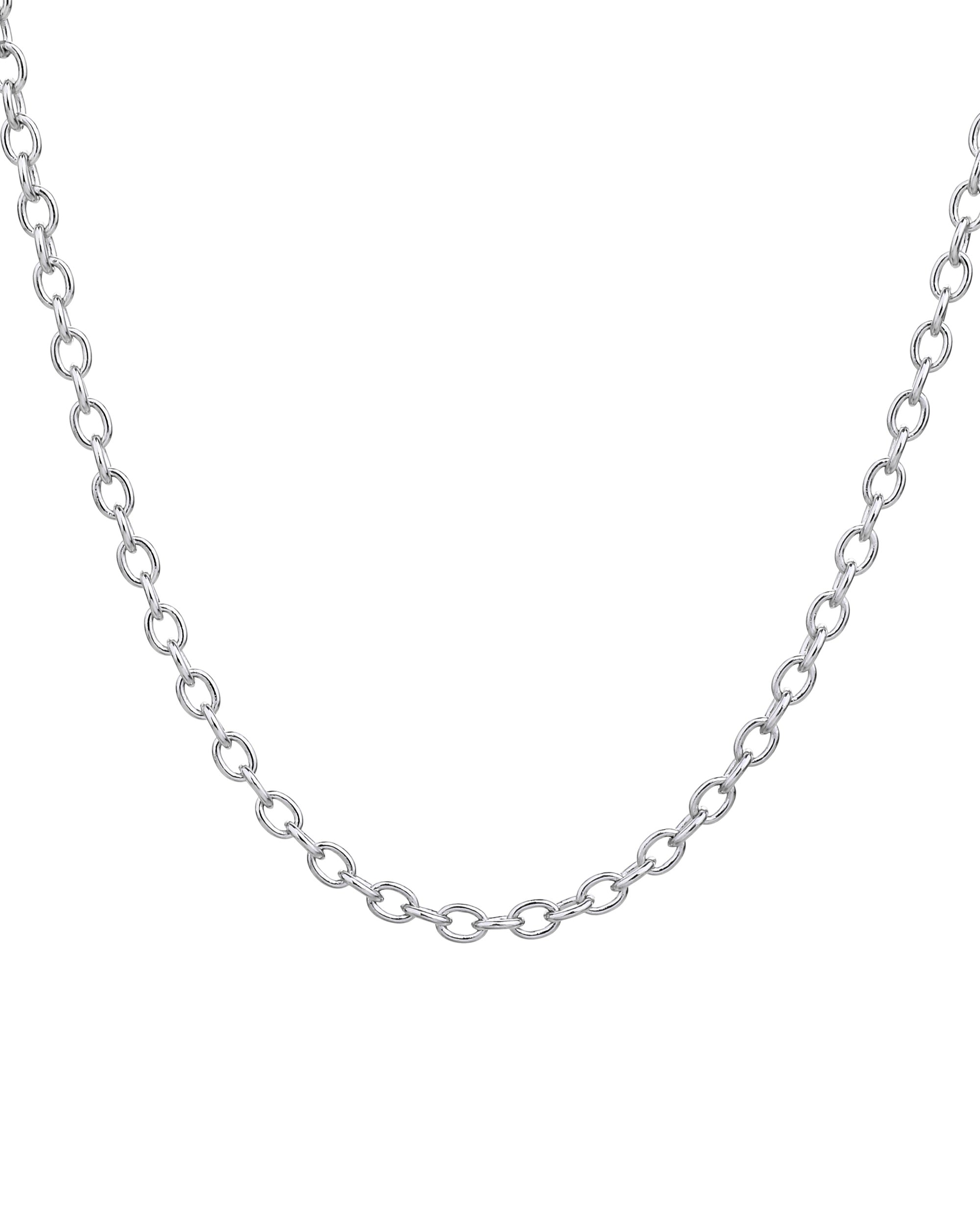Cadena de eslabon oval de 45+5cm en rodizado